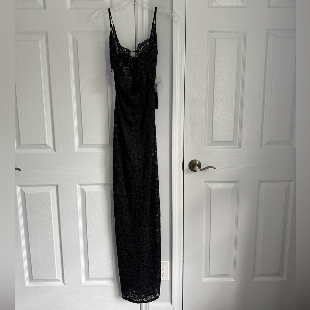House of Harlow 1960 Black Lace Maxi Dress (nwt)